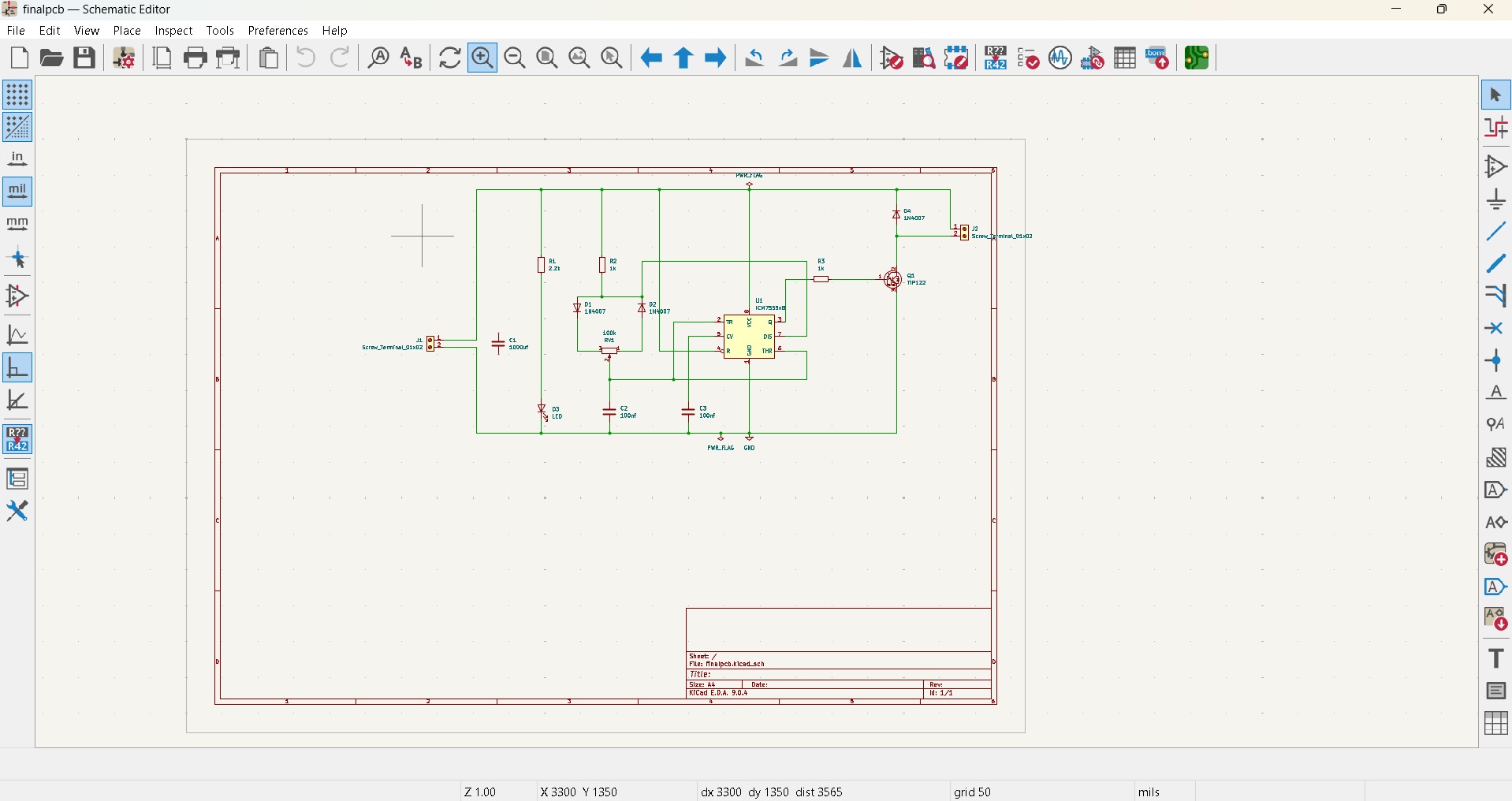 AC to DC Converter Schematic